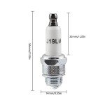 3 Pack Rj19Lm Spark Plugs for Lawn Mowers