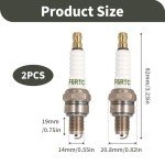 F6RTC Spark Plug Replacement for Lawn Mowers