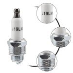 3 Pack Rj19Lm Spark Plugs for Lawn Mowers