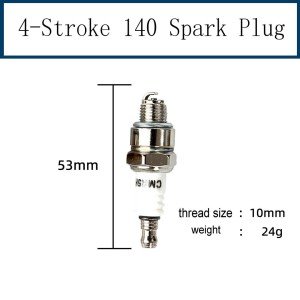 6 Spark Plugs for Chainsaws and Lawn Mowers