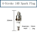 6 Spark Plugs for Chainsaws and Lawn Mowers