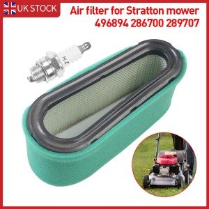 Air Filter and Spark Plug for Lawn Mowers