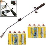 Weed Torch Blaster with 8 Gas Refills