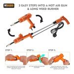 Electric Weed Burner Torch with 650°C Heat