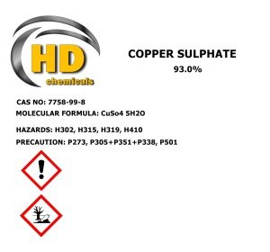 Copper Sulphate Fungicide and Herbicide 500g/1kg