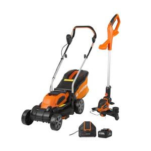 Yard Force 40V Cordless Lawnmower and Trimmer Set