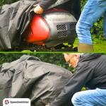 Heavy Duty Waterproof Ride Lawn Mower Cover 103x110 cm