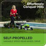 Greenworks 48V Self-Propelled Cordless Lawnmower 46cm