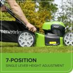 Greenworks 48V Self-Propelled Cordless Lawnmower 46cm