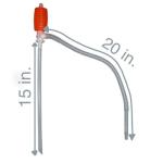 Manual Fuel Transfer Siphon Pump - 2 Pack