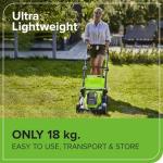 Greenworks 40V Cordless Lawnmower with Batteries & Charger