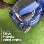 Hyundai 17" Petrol Self-Propelled Lawnmower with 5 Heights