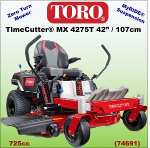 Toro MX4275T 42" Zero Turn Ride-On Mower