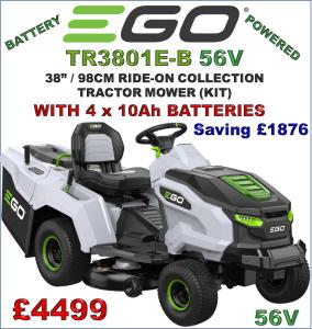 Ego T6 38" Battery Ride-On Lawn Mower