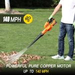 GARCARE 20V Cordless Leaf Blower with Battery