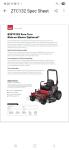 Cramer 82ZT132 Commercial Zero Turn Battery Mower