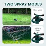 360° Lawn Sprinkler Attachment for Garden Hose