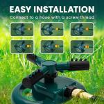 360° Lawn Sprinkler Attachment for Garden Hose