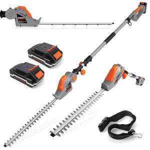 Terratek 20V Cordless Long Reach Hedge Trimmer