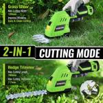 WORKPRO 2-in-1 Cordless Hedge Trimmer and Shear