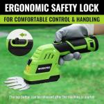 WORKPRO 2-in-1 Cordless Hedge Trimmer and Shear
