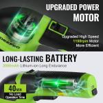 WORKPRO 2-in-1 Cordless Hedge Trimmer and Shear