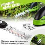 WORKPRO 2-in-1 Cordless Hedge Trimmer and Shear