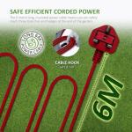 NETTA 500W Ultra-Light Hedge Trimmer with Diamond Blade