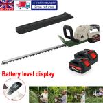 21V Cordless Hedge Trimmer with Batteries and Charger