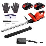 21V Cordless Hedge Trimmer with Fast Charger
