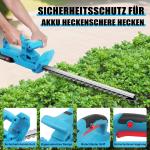Cordless Hedge Trimmer with 2 Batteries and Charger