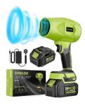 Saker Cordless Leaf Blower with Two Batteries
