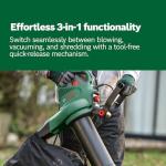 Bosch 3-in-1 Electric Leaf Blower and Vacuum