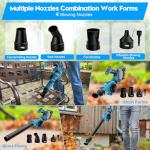 Cordless Leaf Blower with Turbo Boost and Battery