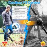 Cordless Leaf Blower with Turbo Boost and Battery