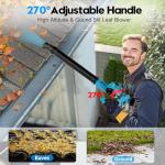 Cordless Leaf Blower with Turbo Boost and Battery