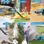 Cordless Leaf Blower with Turbo Boost and Battery