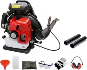 Powerful 75cc Petrol Backpack Leaf Blower 240MPH