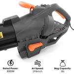 Terratek 3000W Electric Leaf Blower and Shredder