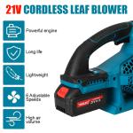 Cordless 2-in-1 Leaf Blower and Vacuum