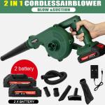 Cordless 2-in-1 Leaf Blower and Vacuum
