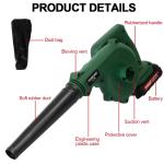 Cordless 2-in-1 Leaf Blower and Vacuum