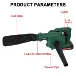 Cordless 2-in-1 Leaf Blower and Vacuum