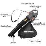 Terratek 3000W Electric Leaf Blower and Shredder