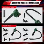 Cordless 2-in-1 Leaf Blower and Vacuum