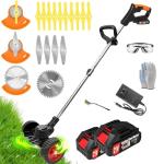 21V Cordless Electric Weed Trimmer and Edger