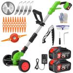 Cordless Electric Weed Wacker with 2 Batteries