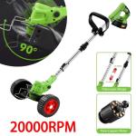 21V Cordless Electric Weed Eater with 2 Batteries