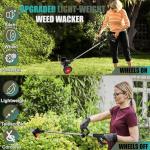21V Cordless Electric Weed Trimmer and Edger
