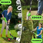 Cordless Electric Weed Wacker with 2 Batteries